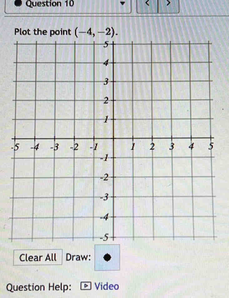 Clear All Draw:
Question Help: - Video