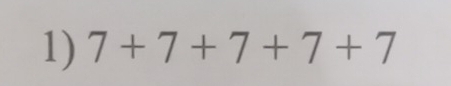 7+7+7+7+7