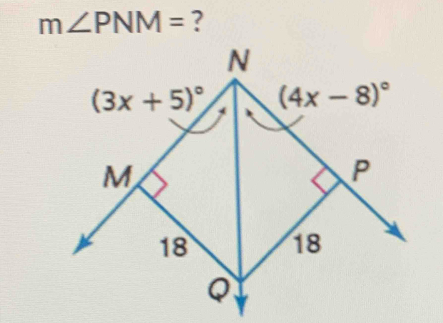 m∠ PNM= ?