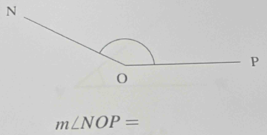 m∠ NOP=