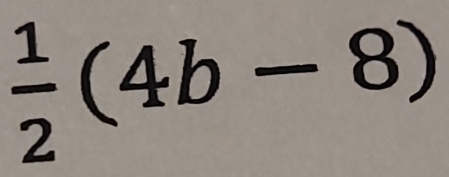  1/2 (4b-8)