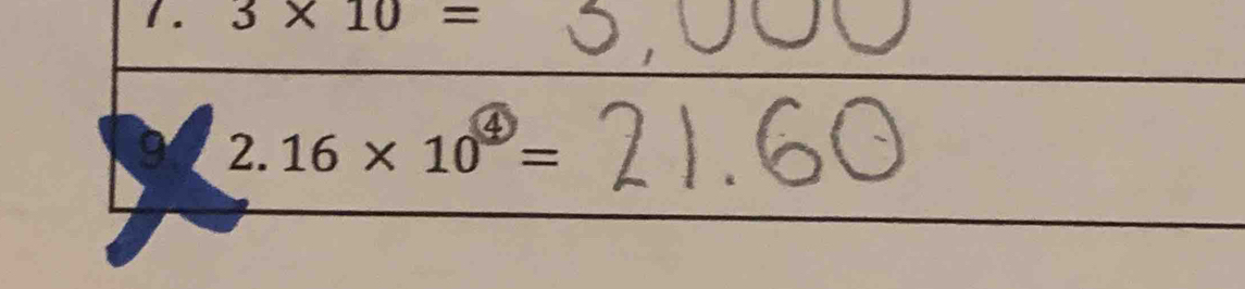 1 . 3* 10=
9 ∠ 16* 10^4=