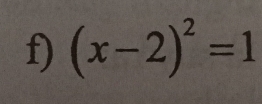 (x-2)^2=1