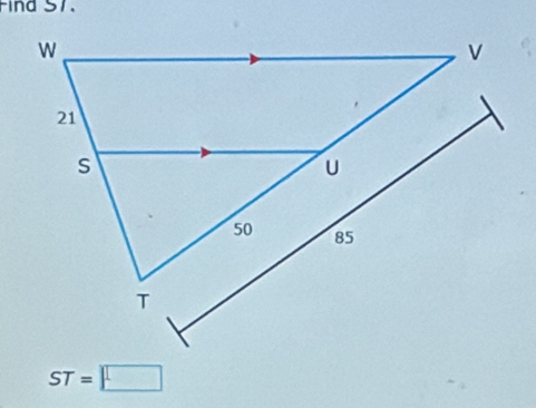 Find S7.
ST=□