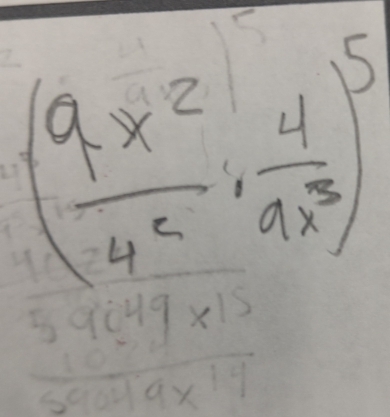 (frac 9x^2· 4x^2·  11/9 end(pmatrix)^3