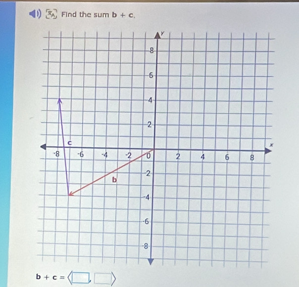 ) Find the sum b+c.