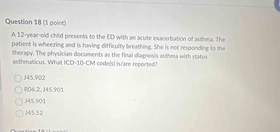 Solved: A 12-year-old child presents to the ED with an acute ...