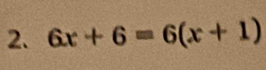 6x+6=6(x+1)