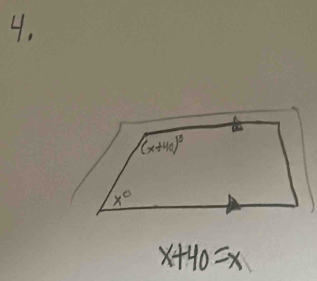 x+40=x