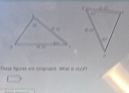 These hgures are congruent. What is