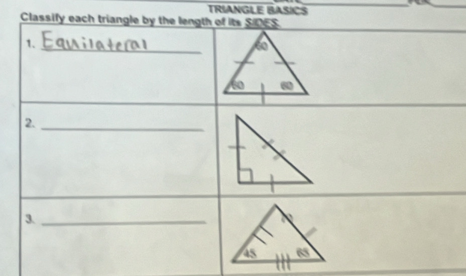 TRIANGLE BASICS