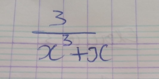  3/x^3+x 