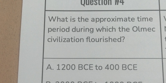 Question #4