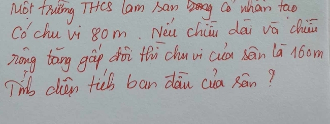 Mot fiuling THcs Cam San Co whan tao 
cóchu vi 8om. Neu chiā dāi vā chuā 
zong tāng gáp dòi thichuvi ciuà sān (a 16om
TW clien ficb ban dāu cua Rán?