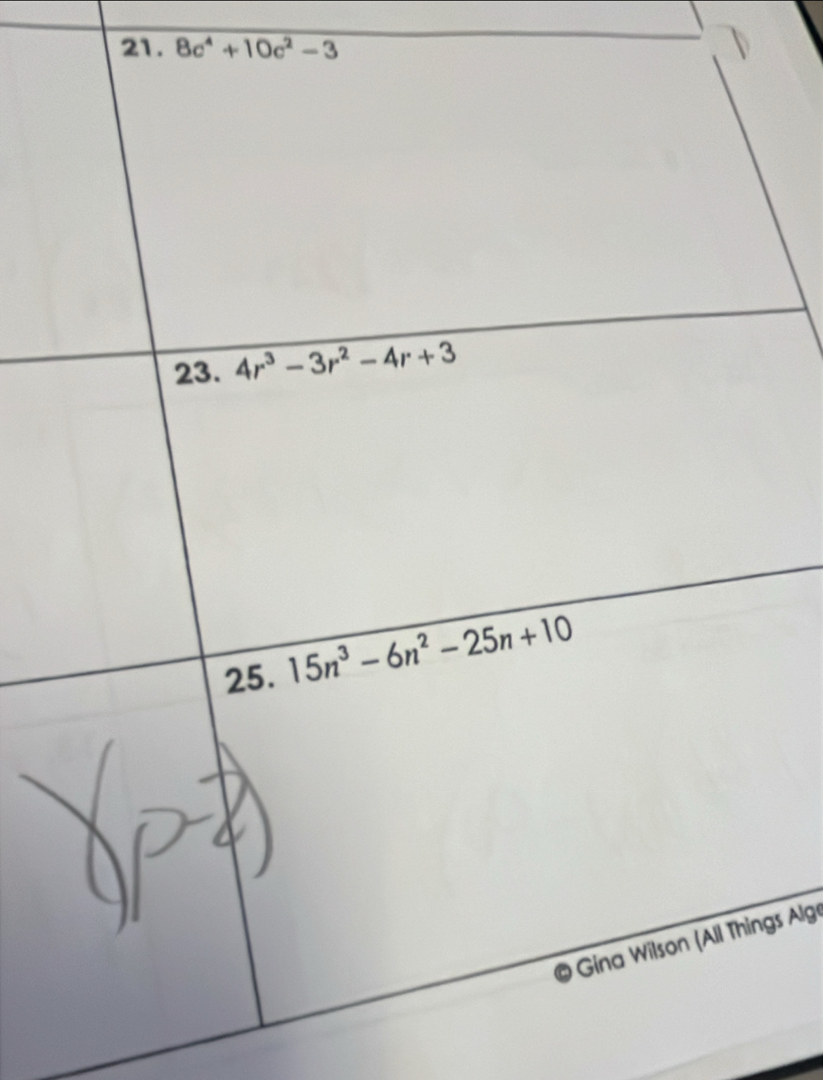 8c^4+10c^2-3
gs Alg