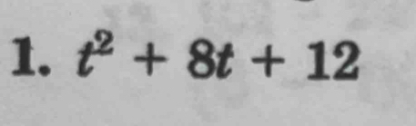 t^2+8t+12