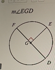 m∠ EGD