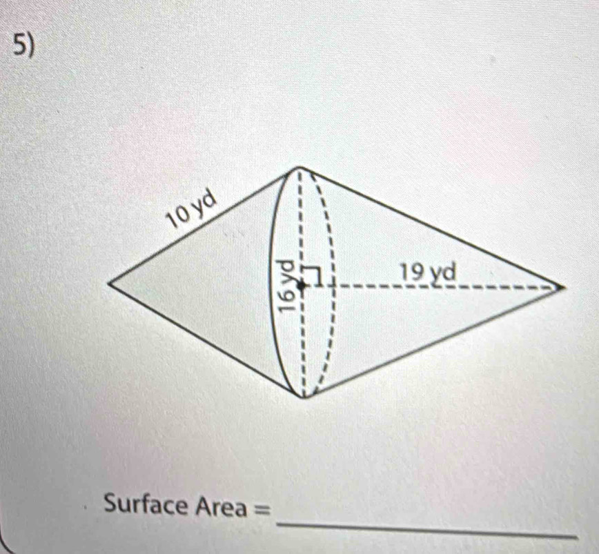 Surface Area =