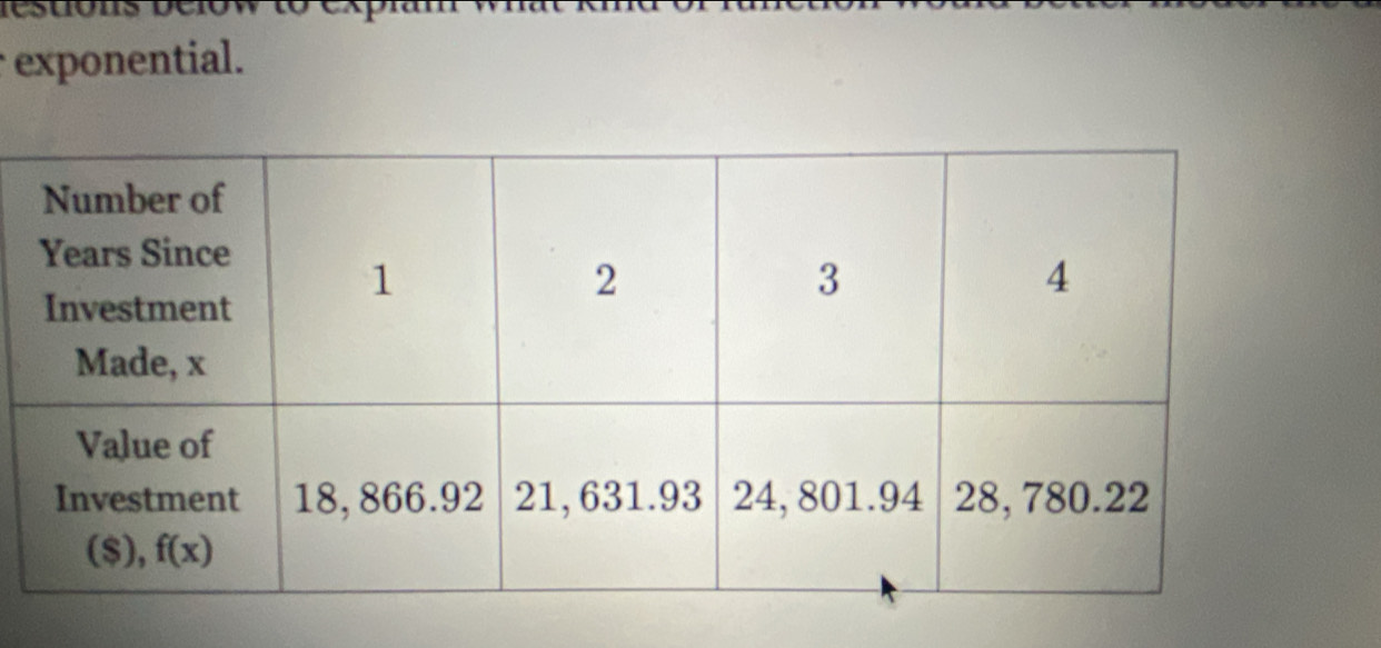 restons below to explan w
exponential.