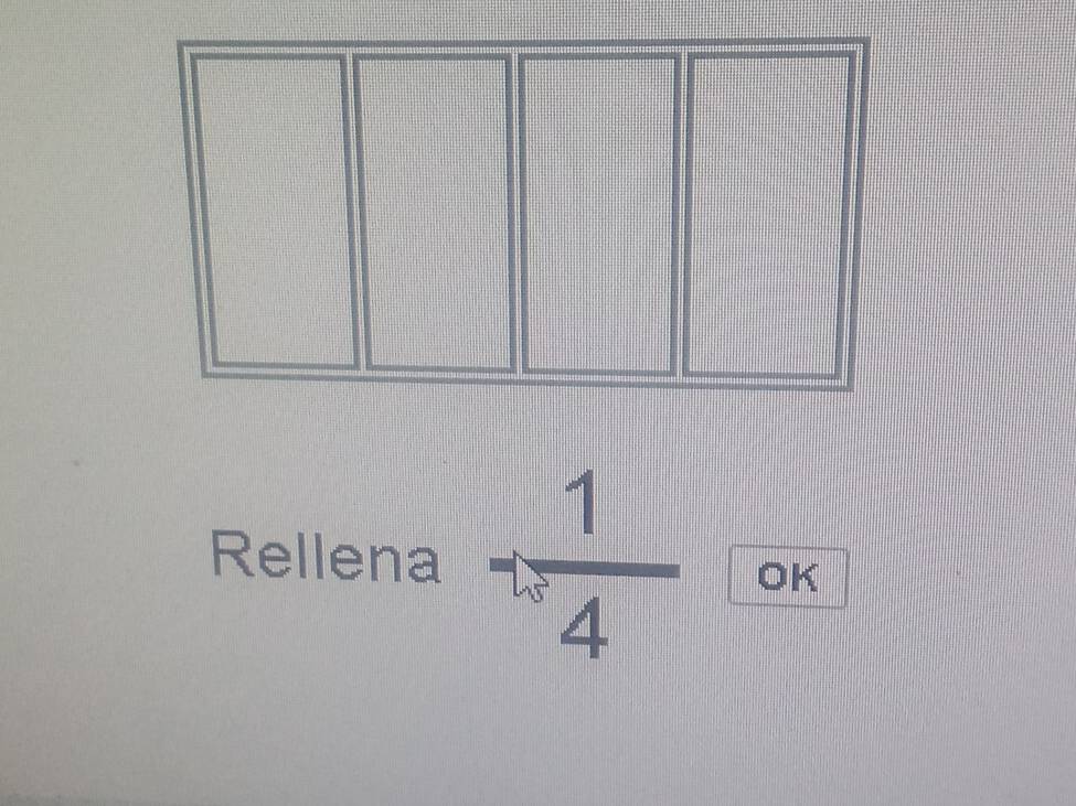 Rellena  1/4  OK