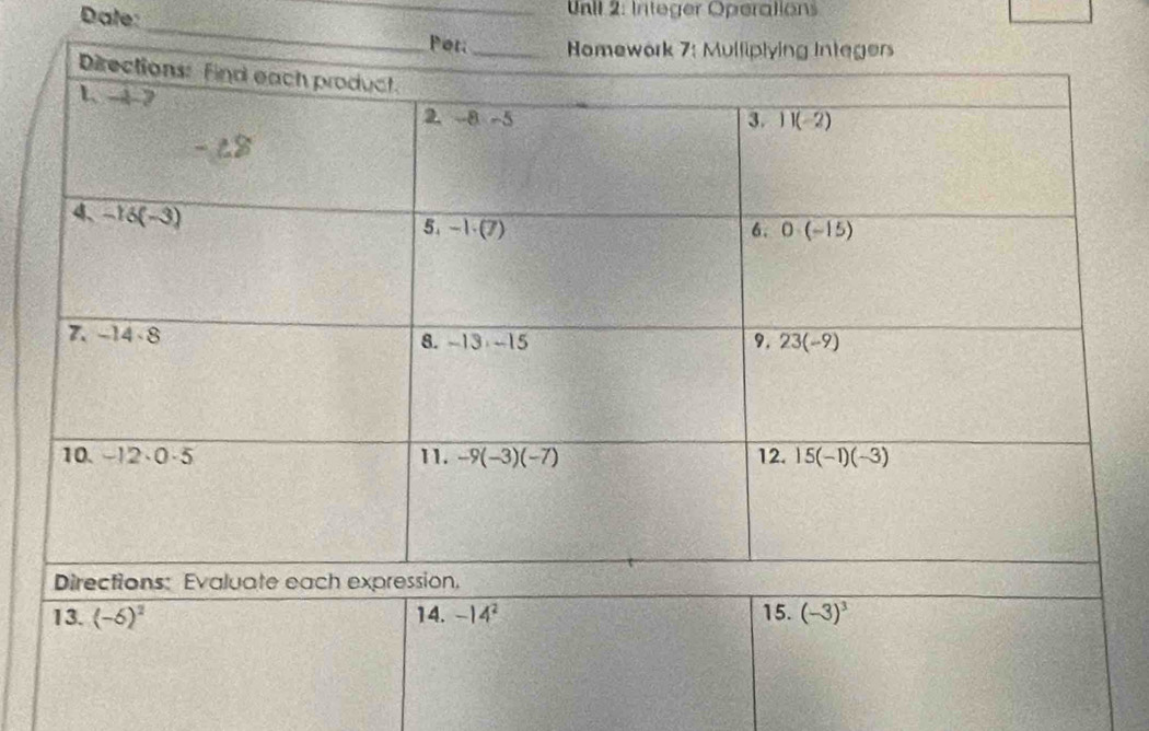 Dale:
_ Unil 2: Integer Operatións