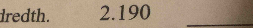 lredth. 2. 190 _