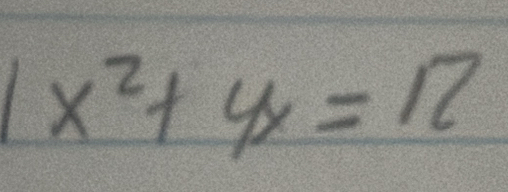 1x^2+yx=12