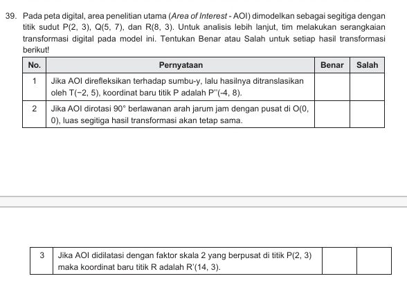 Telah dijawab:Pada peta digital, area penelitian utama (Area of ...