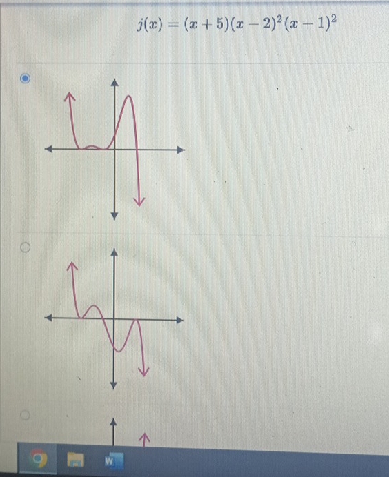 j(x)=(x+5)(x-2)^2(x+1)^2