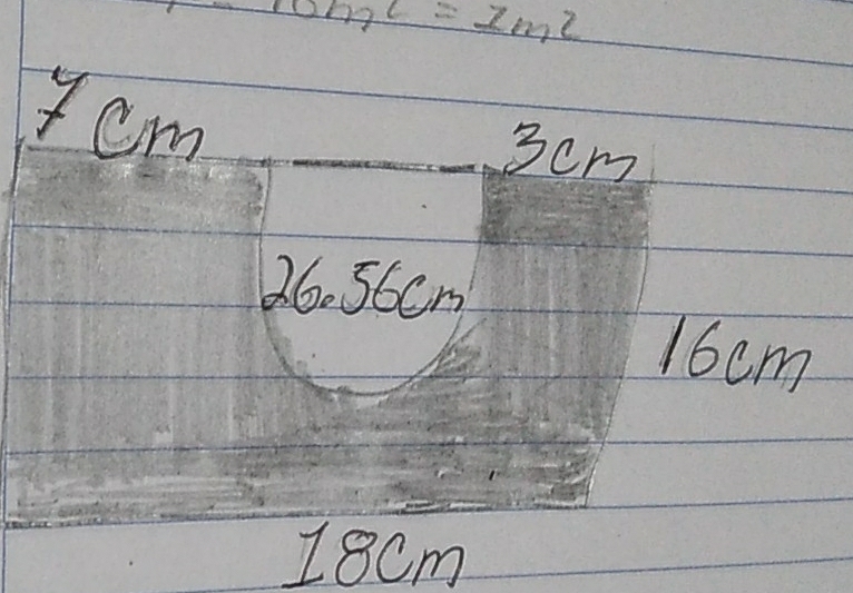 Om^2=zm^2
ycm
3cm
26. 56Cm
16om
18cm