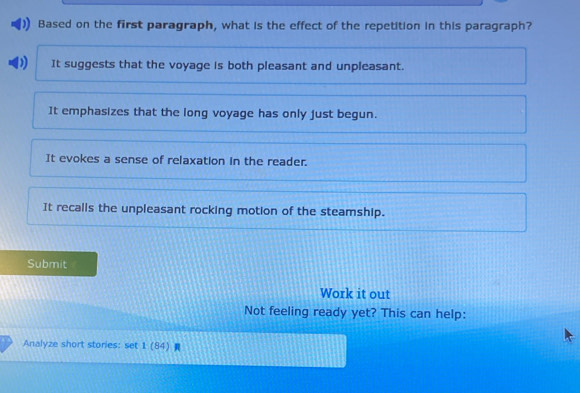 Solved: Based on the first paragraph, what is the effect of the ...