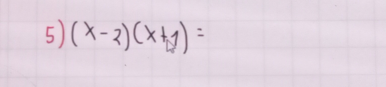 (x-2)(x+1)=