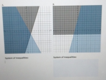 A 
System of inequalities: System of Inequalities: