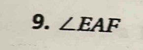 ∠ EAF