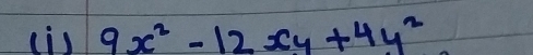 9x^2-12xy+4y^2