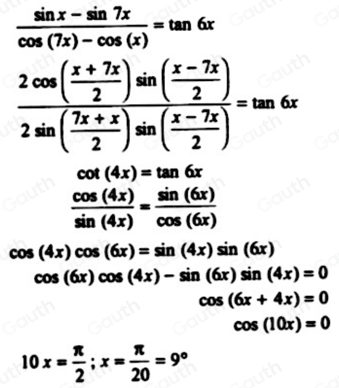 Solved: The smallest positive value of x (in degree) satisfying the ...