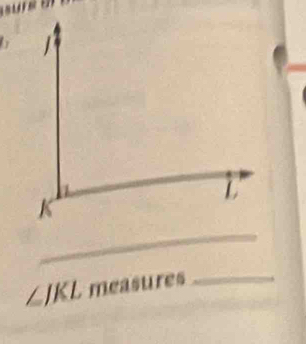 ∠ JKL measures_