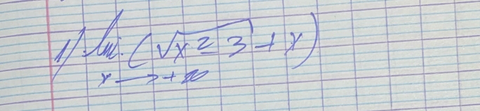 beginarrayr 1/x(sqrt(x^2-3)+x)