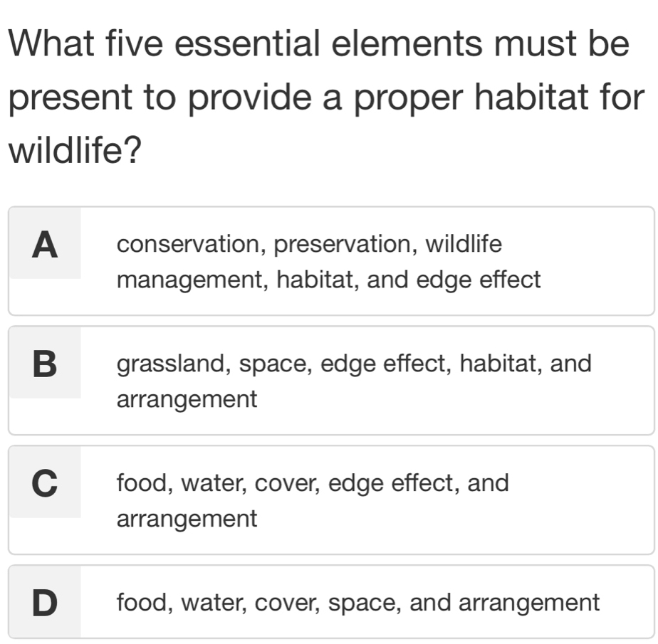 Solved: What five essential elements must be present to provide a