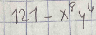 121-x^8y^6