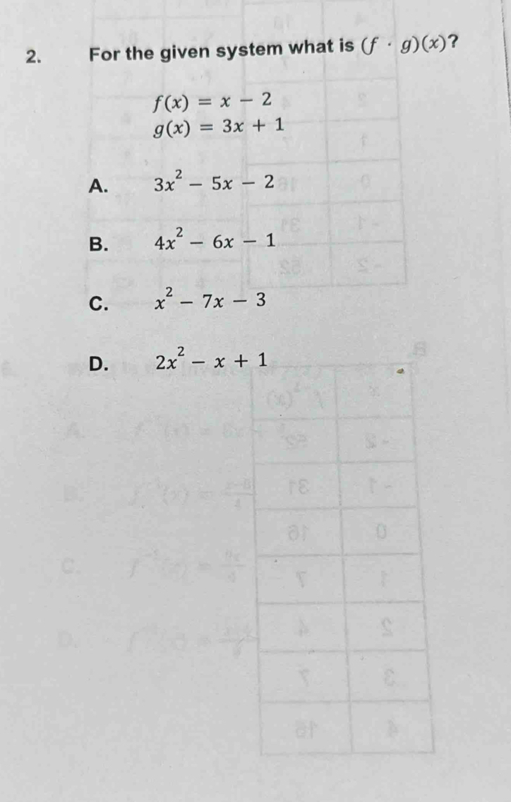 ?
D. 2x^2-x+1