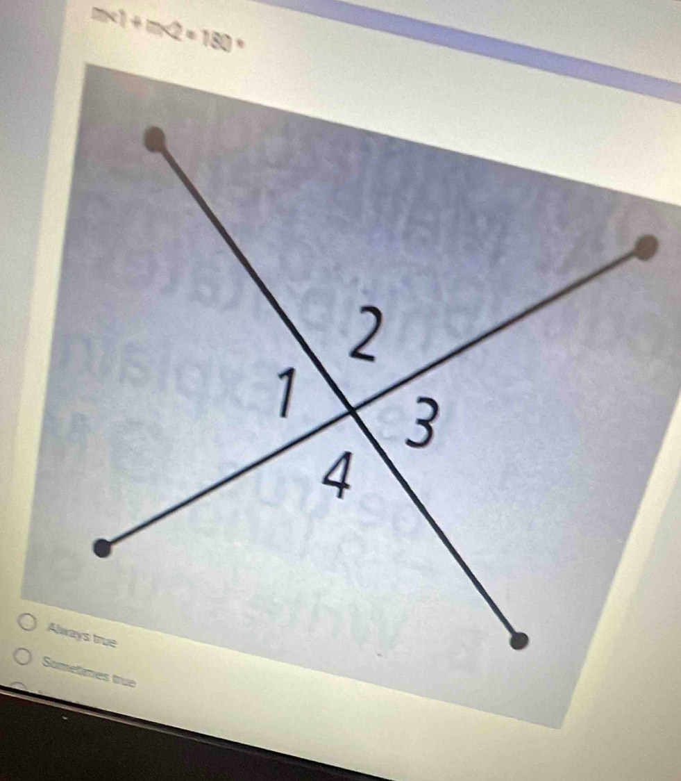 m<1+m<2=180