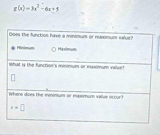 g(x)=3x^2-6x+5