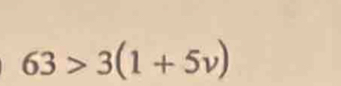 63>3(1+5v)