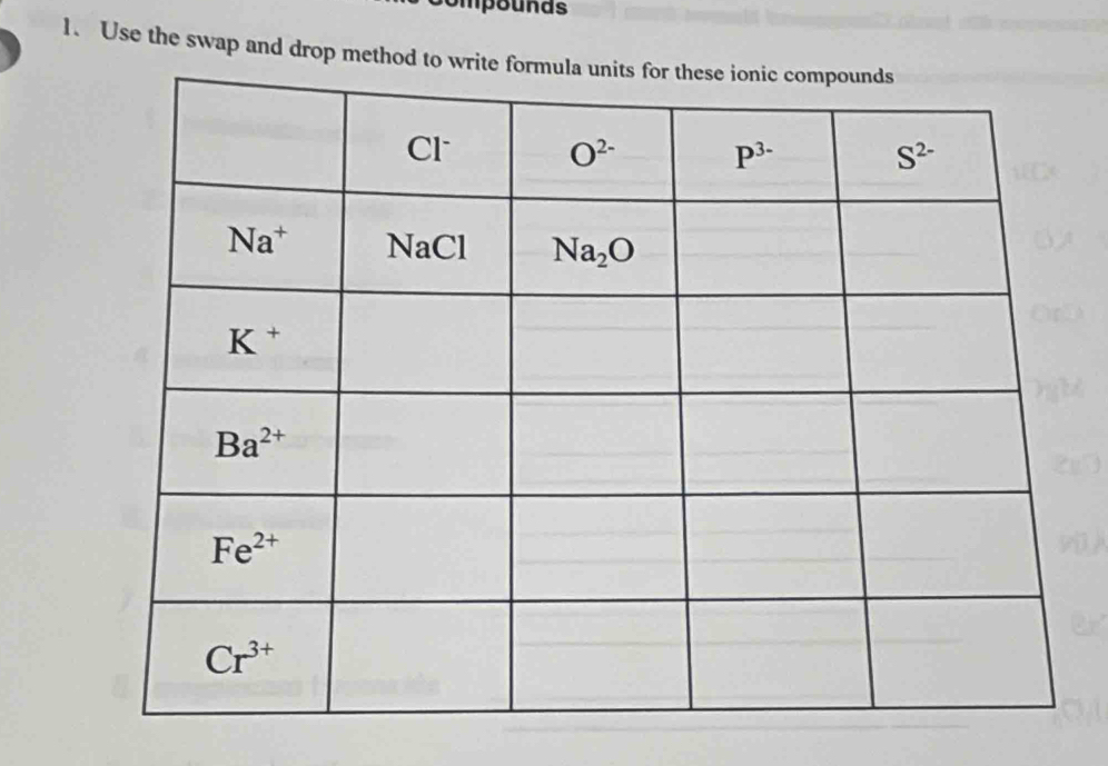 Use the swap and drop method t