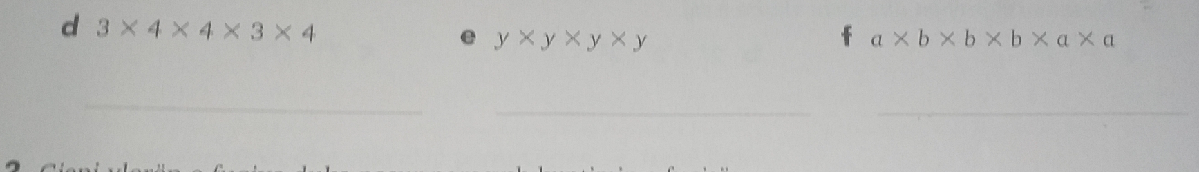 3* 4* 4* 3* 4
e y* y* y* y
f a* b* b* b* a* a
_ 
_ 
_