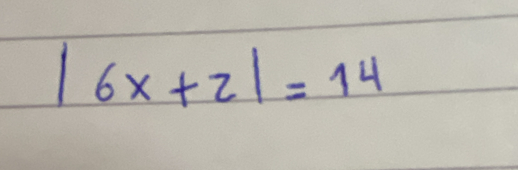 |6x+z|=14