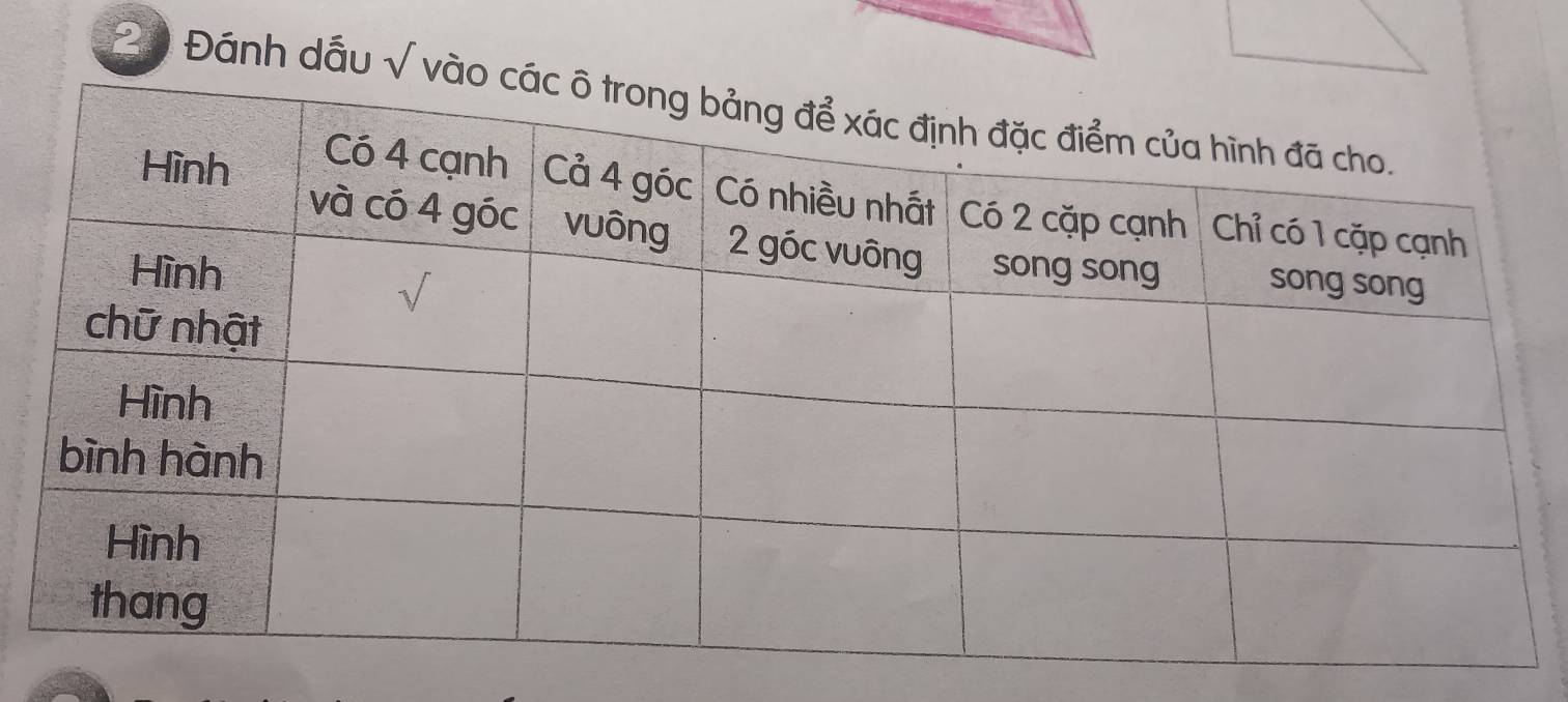 0 Đánh dấu √ v