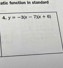 atic function in standard