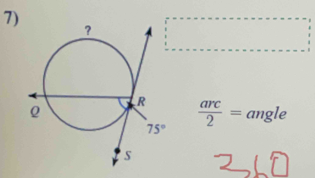 1
 arc/2 =angleq